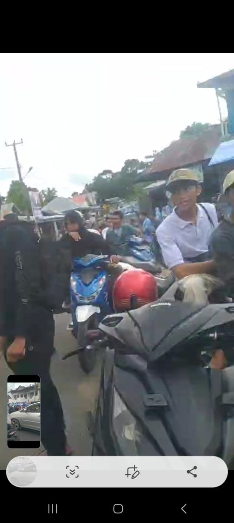 Ada Upaya Penghadangan di Sungai Arang, Pendukung JADI Terpaksa Jalan Hauling Untuk Menyaksikan Kampanye Akbar