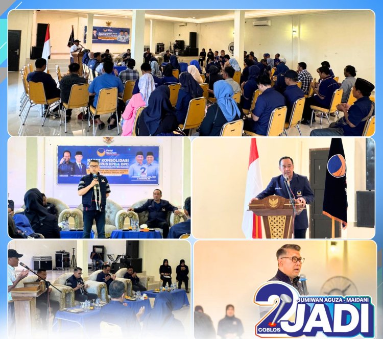 Rapat Konsolidasi, Syarif Fasha Ajak Kader Nasdem Menangkan Jumiwan Aguza - Maidani