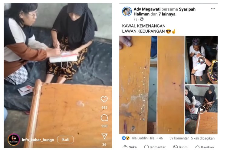 Geram!! Peni Sasmita Laporkan Dua Akun Medsos yang Viralkan Video Ibunya yang Sakit Tengah Mencoblos Kertas Suara Pilbup