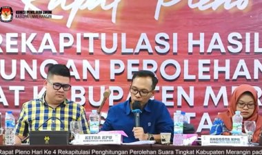 Pleno Rekapitulasi Suara Rampung, Ketua KPU Merangin: Terima Kasih Semua Pihak