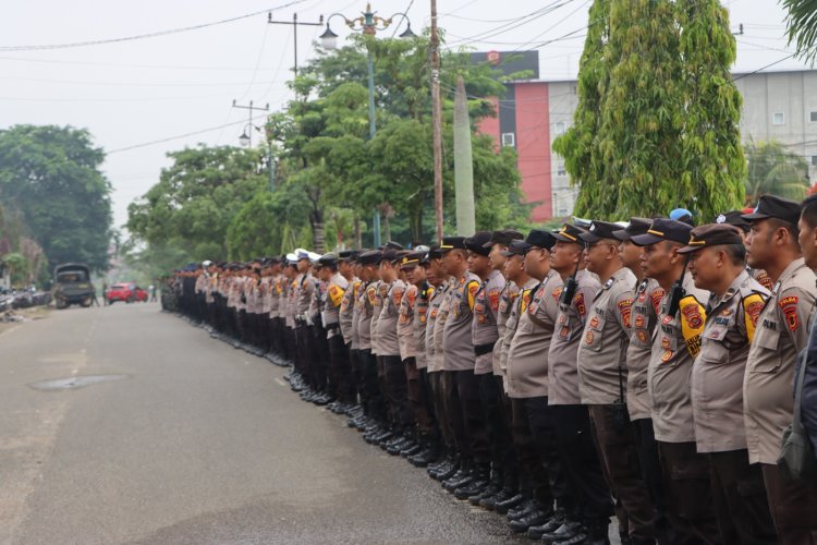 Pengamanan Ketat Warnai Hari Kedua Rekapitulasi Suara Pemilu di Kabupaten Bungo