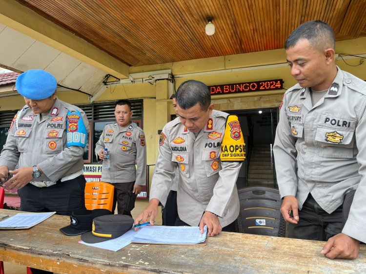 Cegah Penyalahgunaan, Kapolres Bungo Evaluasi Senpi Dinas Personel