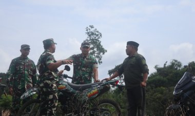 Dandim 0416/Bute Cek Lokasi TMMD Ke-123 TA 2025 di Kecamatan Tebo Ulu