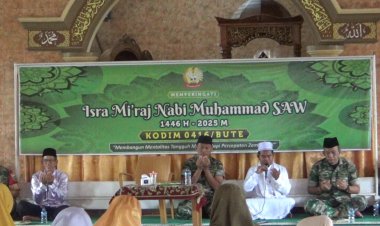 Kodim 0416/Bute Gelar Peringatan Isra Mi'raj: Perkuat Iman dan Mentalitas Prajurit