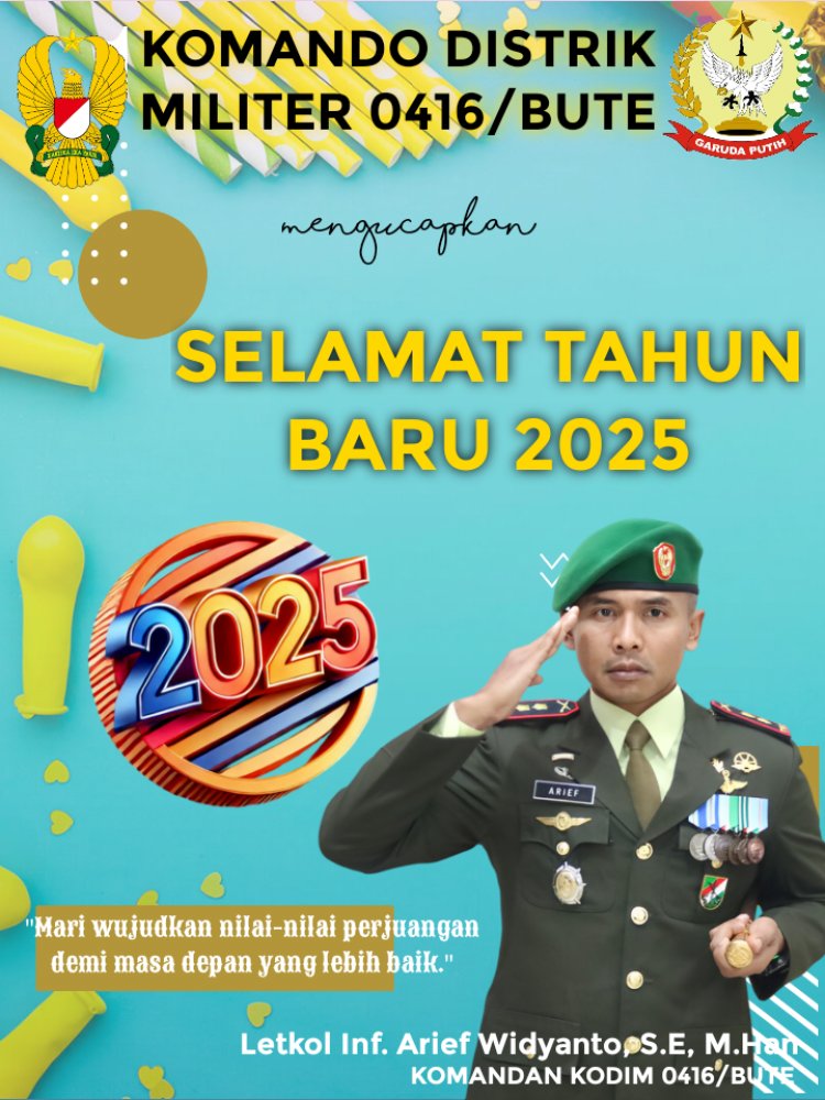 Iklan Ucapan Tahun Baru 2025