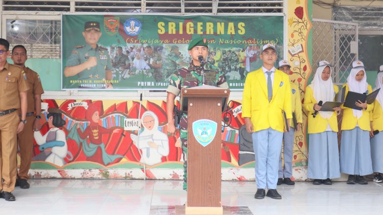 Dandim 0416/Bute Gaungkan Semangat Nasionalisme di SMA Negeri 1 Bungo Melalui Program SRIGERNAS