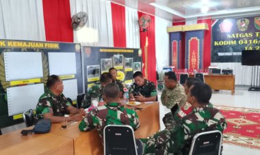 Evaluasi TMMD ke-123 Kodim 0416/Bute: Kasdim Tekankan Penyelesaian Tepat Waktu