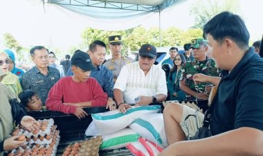 Operasi Pasar Murah Pemkot Lubuk Linggau Sekda: Masyarakat Jangan Berkonsumsi Berlebihan