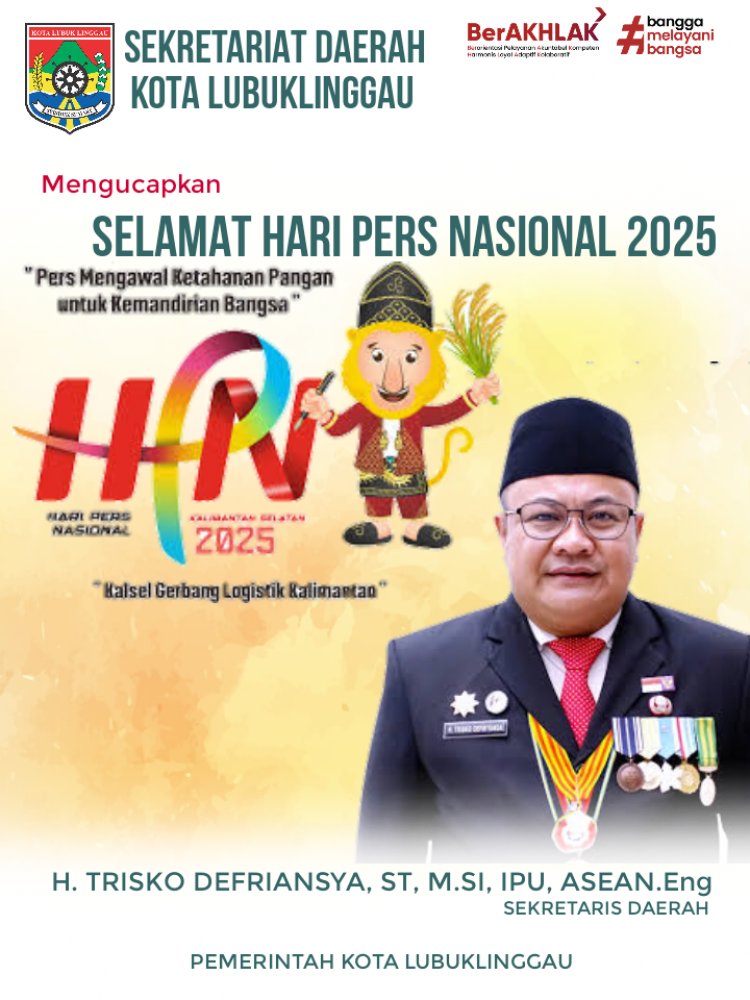 Ucapan Selamat Hari Pers Nasional 2025
