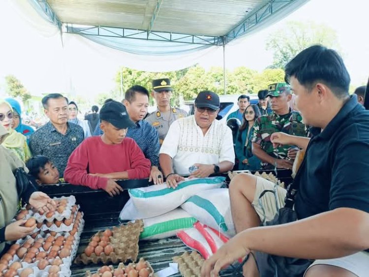 Operasi Pasar Murah Pemkot Lubuk Linggau Sekda: Masyarakat Jangan Berkonsumsi Berlebihan