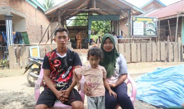 Warga Desa Malako Intan Bersyukur atas Rehab Rumah Tidak Layak Huni (RTLH) oleh Satgas TMMD ke-123 Kodim 0416/Bute