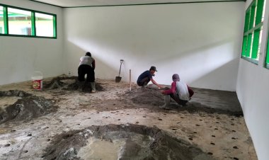 Satgas Kebut Pengerjaan Madrasah Ibtidaiyah Nurul Falah