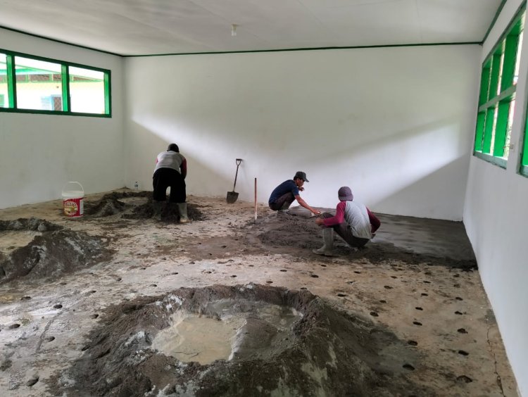 Satgas Kebut Pengerjaan Madrasah Ibtidaiyah Nurul Falah