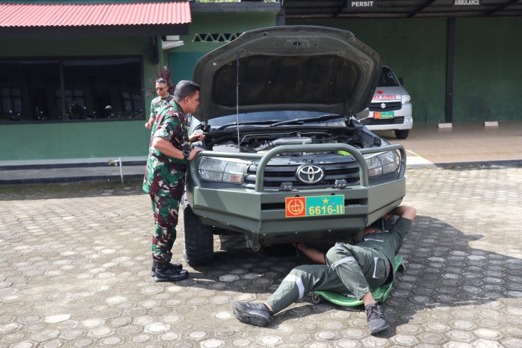Tim Teknis Denpal Lakukan Pengecekan Ranmil Kodim 0416/Bute