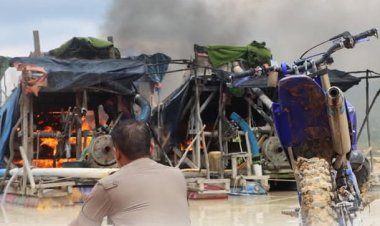 Kapolres Bungo Pimpin Langsung Penindakan PETI di Sungai Buluh