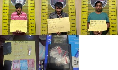 Tiga Pria Diamankan Satresnarkoba Polres Bungo, Diduga Terlibat Peredaran Sabu