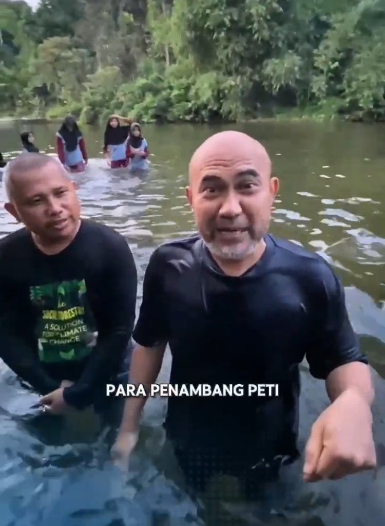 Bupati Bungo Tegas Ancam Penambang Emas Ilegal Gunakan Ekskavator di Lubuk Beringin!