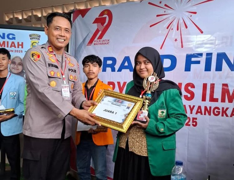 Semarak HUT Bhayangkara ke -79, Polsek Pelepat Ilir Gelar Grand Final Lomba Karya Tulis Ilmiah, Ini Dia Pemenangnya
