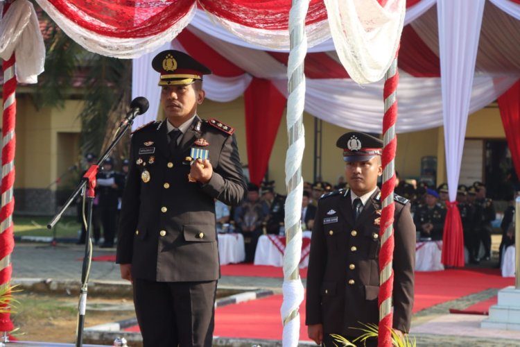 Gelar Upacara Peringatan Hari Bhayangkara ke-79, Kapolres Bungo: Polri Hadir untuk Masyarakat
