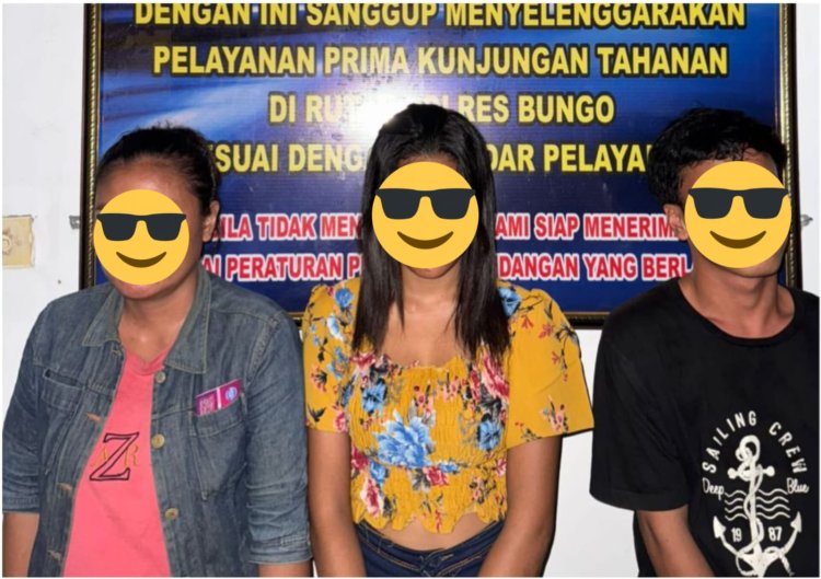 Tiga Orang Diduga Pengguna Sabu Diamankan Polsek Pelepat Ilir, Salah Satunya Mahasiswa