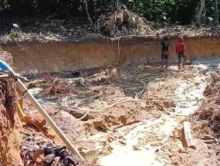 Viral! Warga Temukan Aktivitas Dompeng Penyebab Keruhnya Sungai Meranti di Lubuk Mengkuang