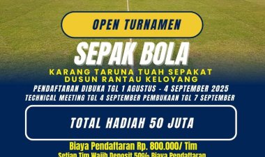 Gebyar HUT ke-80 RI: Karang Taruna Tuah Sepakat Gelar Turnamen Sepak Bola di Rantau Keloyang, Rebut Hadiah Puluhan Juta Rupiah!