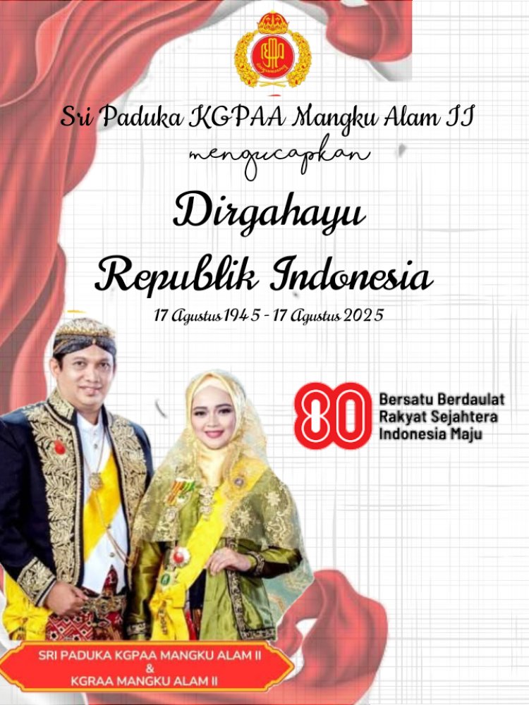 UCAPAN DIRGAHAYU REPUBLIK INDONESIA KE 80