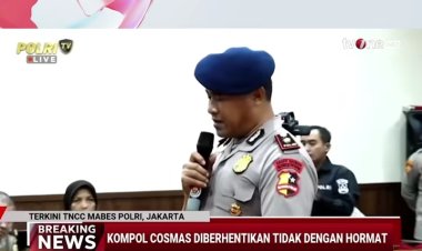 Danyon Resimen 4 Brimob Kompol Cosmas Kaju Gae Menangis Saat Sidang KKEP Putuskan Dipecat Tidak Hormat