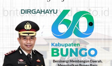 UCAPAN Hari Jadi HUT Kabupaten Bungo ke-60