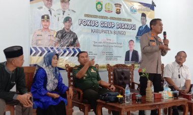 Kapolres Bungo Tegaskan Komitmen Berantas PETI, IAI Yasni Bungo Dorong Sinergi Akademisi dan Aparat