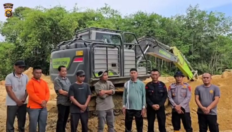 Kapolres Bungo AKBP Natalena Eko Cahyono Himbau Warga Hentikan Aktivitas PETI