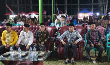 Anggota DPRD Asikin Hadiri MTQ Desa Pulau Mentaro