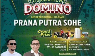AYO! IKUTI Turnamen Domino Prana Putra Sohe Digelar Januari 2026, Perebutkan Hadiah Utama Sepeda Motor