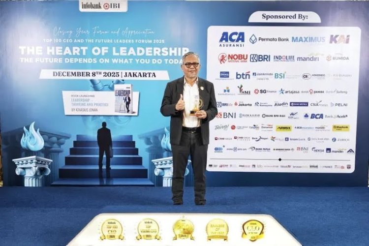 Bank Jambi Borong Penghargaan Top 100 CEO 2025, Dirut Khairul Suhairi Diakui sebagai Pemimpin Visioner Daerah