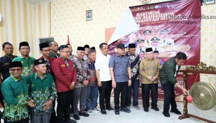 Gubernur Sumsel Buka Rakorda IMM Sumsel di Lubuk Linggau, Didampingi Walikota H Rachmat Hidayat