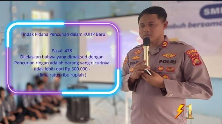 AKP Dr Winarno MH Sosialisasikan KUHP Baru kepada Masyarakat, Tekankan Batasan Pencurian Ringan