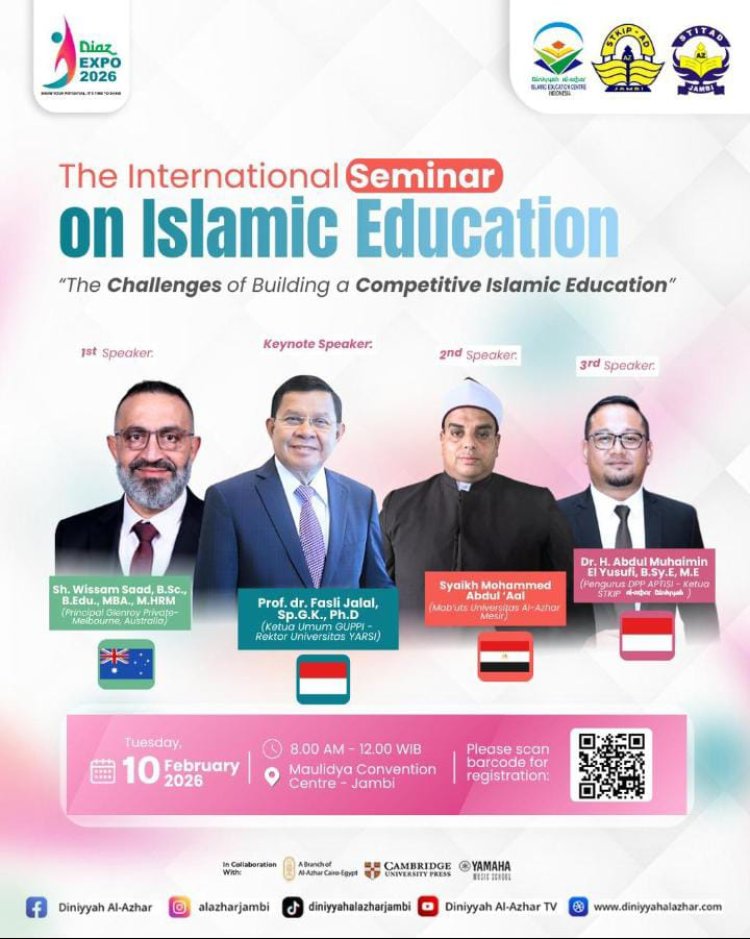 YUK HADIRI! Seminar Internasional Pendidikan Islam Bahas Tantangan Membangun Pendidikan Islam yang Kompetitif