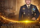 Kasdam III/Siliwangi Brigjen Agus Bhakti Raih Gelar Doktor, Komandan Brigif TP-34 Sampaikan Ucapan Selamat