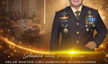 Kasdam III/Siliwangi Brigjen Agus Bhakti Raih Gelar Doktor, Komandan Brigif TP-34 Sampaikan Ucapan Selamat