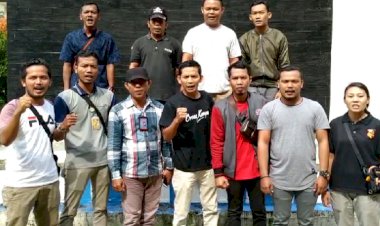 Sejumlah Wartawan Deklarasi Tolak Aktifitas PETI di Sarolangun
