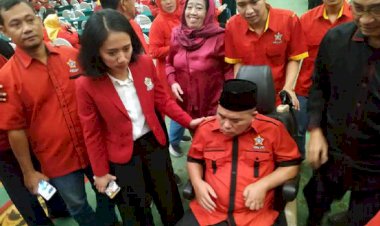 Bambang Deklarasi Caketum Golkar di Rapimnas Soksi, Akom Muncul