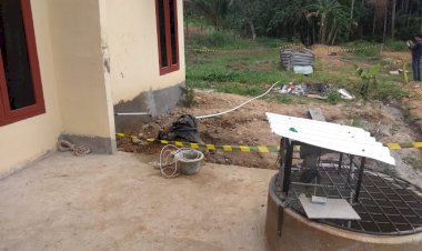 Heboh!! Sumur bor Warga Kenali Asam Semburkan Api