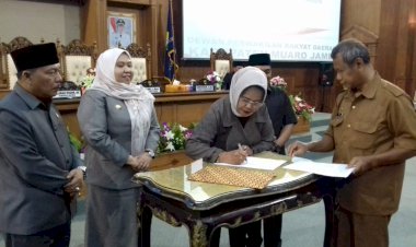 DPRD Muaro Jambi Setujui Ranperda Perubahan APBD TA 2019 untuk Disahkan Menjadi Perda