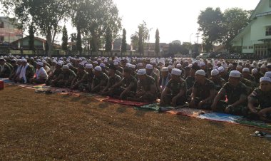 Jambi Kemarau, Korem 042/Gapu Gelar Sholat Istiqosa