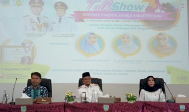Wakil Walikota Buka Talk show Pekan Menyusui se-Dunia