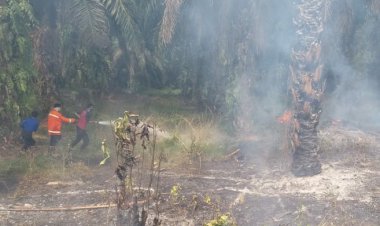 Kapolres Merangin Tak Menampik Kebakaran Lahan Terus Meningkat