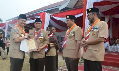 Hadiri Apel Puncak Hari Pramuka, Fachrori: Pramuka Harus Berkontribusi Bangun Karakter Generasi Muda