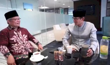 Jumpa Ami Taher, Begini Kegembiraan Sandiaga Uno