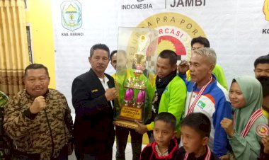 Batang Hari Juara Umum Kejurda Pra Porprov Catur 2019 di Kerinci