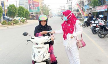 ISPU Kurang Sehat, Dinkes Tanjabbar Bagi 34 Ribu Masker kepada Warga